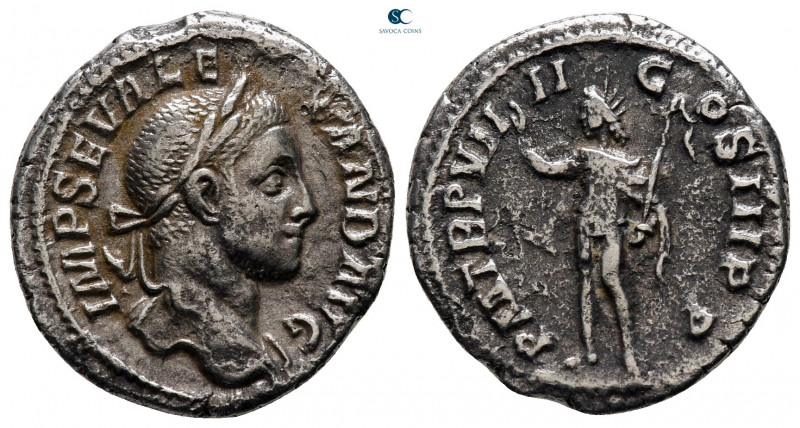 Severus Alexander AD 222-235. Rome
Denarius AR

19 mm, 2,63 g



very fin...