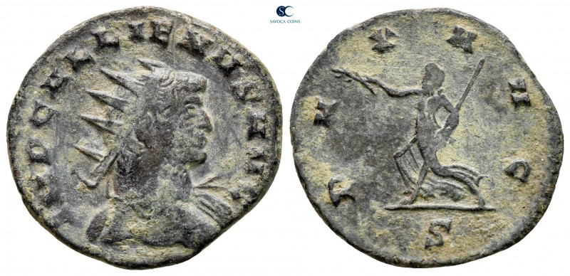 Gallienus AD 253-268. Mediolanum
Billon Antoninianus

21 mm, 2,96 g



ve...