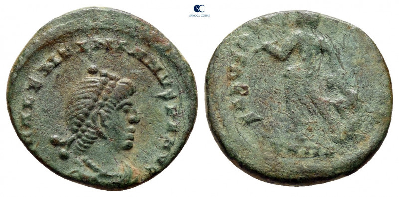 Valentinian II AD 375-392. Uncertain mint
Follis Æ

14 mm, 1,32 g



near...