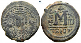 Maurice Tiberius AD 582-602. Theoupolis (Antioch). Follis or 40 Nummi Æ