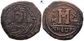 Maurice Tiberius AD 582-602. Theoupolis (Antioch). Follis or 40 Nummi Æ