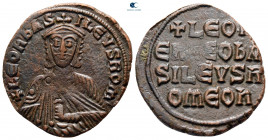 Leo VI the Wise AD 886-912. Constantinople. Follis Æ