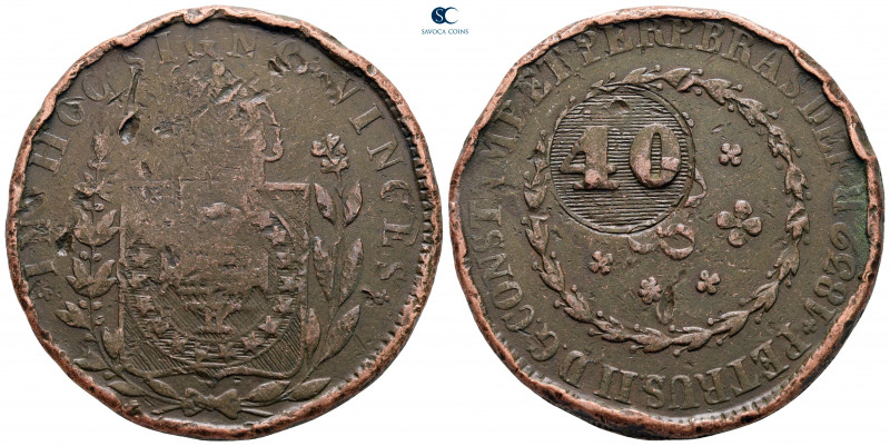 Brazil. Pedro I AD 1822-1831.
40 Reiz CU

40 mm, 29,28 g



very fine