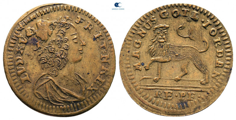 France. Louis XV AD 1715-1774.
Jeton CU

19 mm, 1,05 g



nearly extremel...