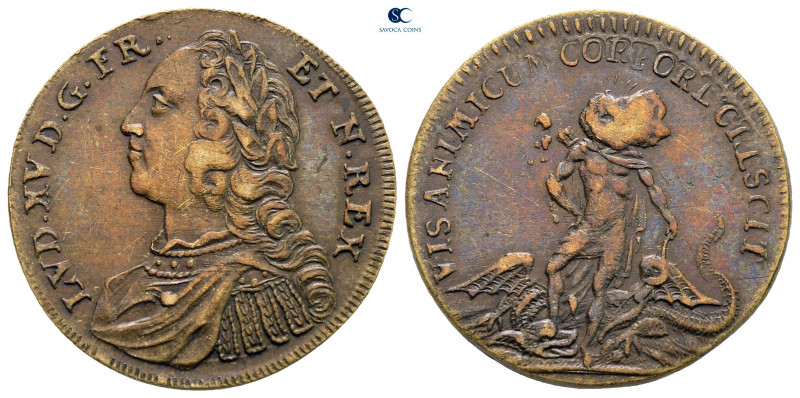 France. Louis XV AD 1715-1774.
Jeton CU

24 mm, 4,18 g



nearly extremel...