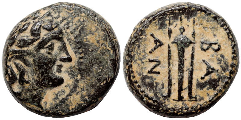 SELEUKID KINGS OF SYRIA. Antiochos I Soter. 281-261 BC. Ae (bronze, 1.88 g, 12 m...
