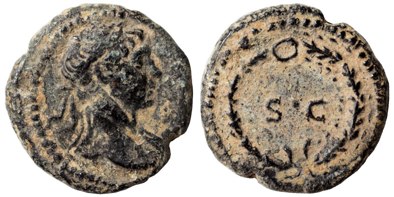 SYRIA, Seleucis and Pieria, Antioch. Trajan, 98-117. Half Quadrans (bronze, 1.06...