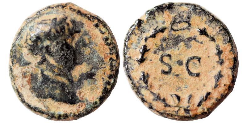 SYRIA, Seleucis and Pieria, Antioch. Trajan, 98-117. Half Quadrans (bronze, 0.95...