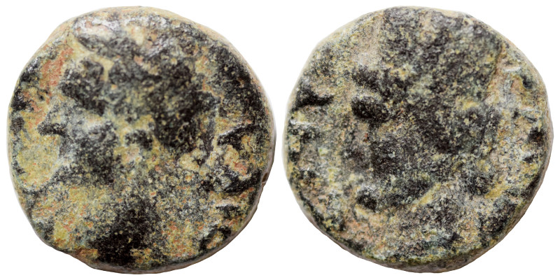 SYRIA, Decapolis. Canata. Domitian, 81-96. (bronze, 2.07 g, 12 mm). ΔOMITI KAICA...