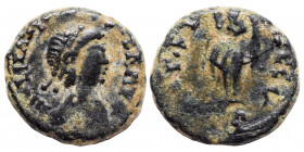 Roman Imperial. Ae (bronze, 2.23 g, 15 mm). Nearly very fine