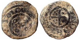 Uncertain Medieval coin. Ae (bronze, 0.68 g, 16 mm). Fair.