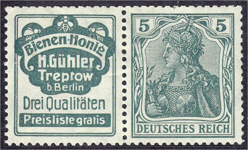 Deutschland
Deutsches Reich
Zusammendrucke
Germania 1911, ungebrauchter Zusam...