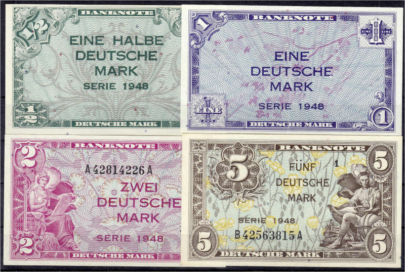 Die deutschen Banknoten ab 1871 nach Rosenberg
Westliche Besatzungszonen und BR...