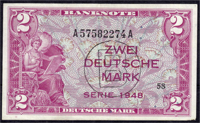 Die deutschen Banknoten ab 1871 nach Rosenberg
Westliche Besatzungszonen und BR...