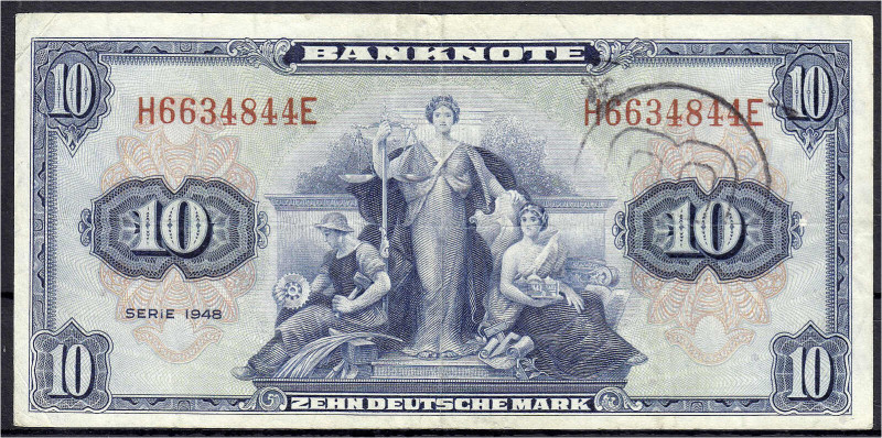 Die deutschen Banknoten ab 1871 nach Rosenberg
Westliche Besatzungszonen und BR...