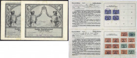 Sonstige Scheine
Bausteine, Spendenscheine, etc
2 Kriegsanleihen des deutsches Sparkassenverbandes. 1914-1918. 1. Weltkrieg.
III