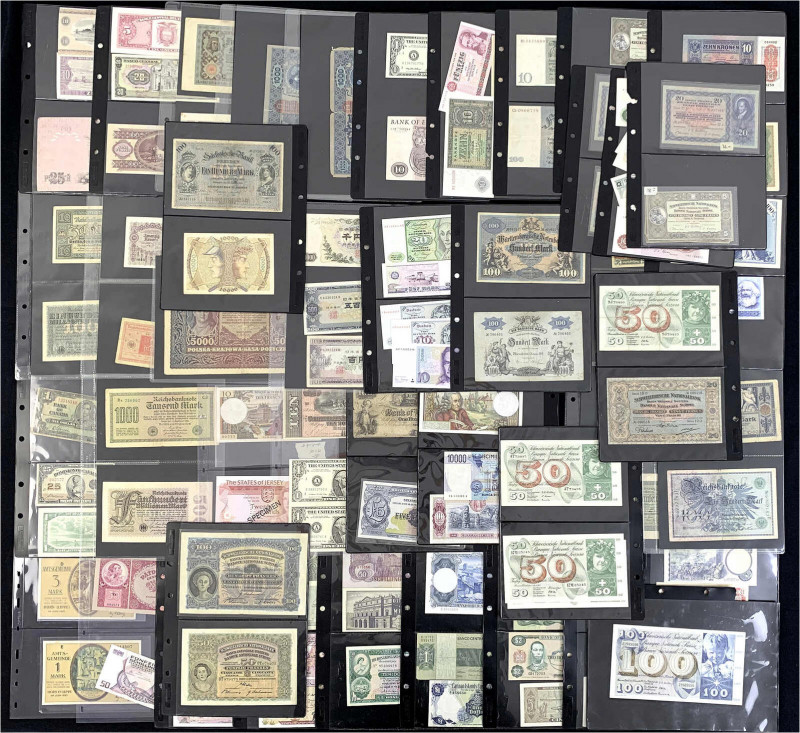 Lots
Allgemein
Alle Welt, Album mit ca. 230 Banknoten von alt bis neu. Dabei D...