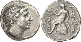 Imperio Seléucida. Antíoco I, Soter (281-261 a.C.). Seleucia del Tigris. Dracma. (S. 6872 var) (CNG. IX, 134a). 4,28 g. MBC+/MBC.