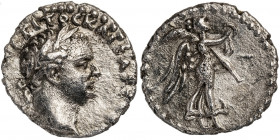 s/d. Tito. Capadocia. Cesarea. Hemidracma. (S.GIC. 775) (RPC. II, 1661). 1,79 g. MBC+.