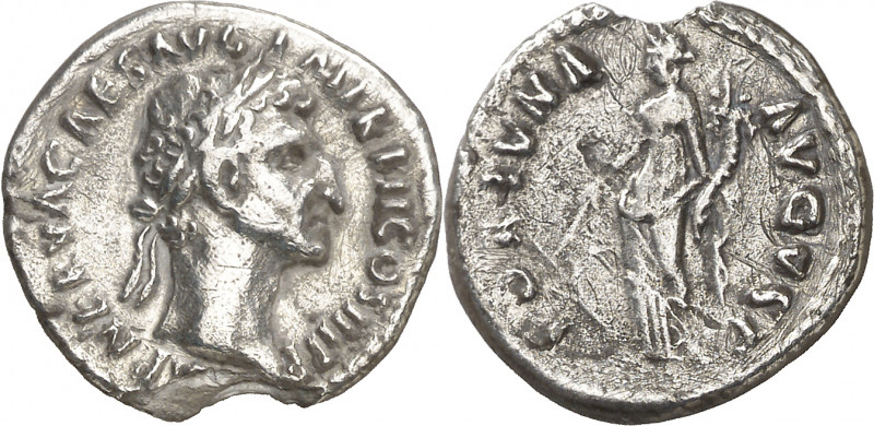 (97 d.C.). Nerva. Denario. (Spink 3025 var) (S. 71) (RIC. 28). Cospel algo falta...