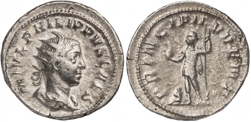 (246-247 d.C.). Filipo II. Antoniniano. (Spink 9241) (S. 57) (RIC. 219). 4,24 g....