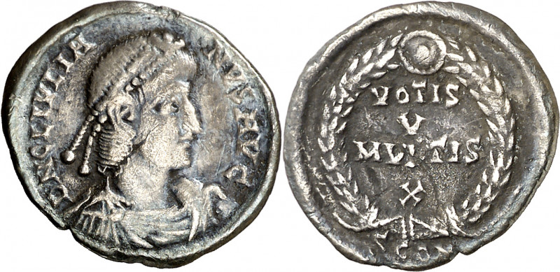 (360-361 d.C.). Juliano II. Arelate. Siliqua. (Spink 19132) (S. 157c) (RIC. 296)...