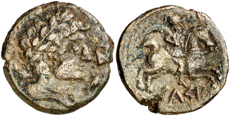 Celse (Velilla de Ebro). As. (FAB. 776) (ACIP. 1479). Rara. 9,69 g. MBC+.