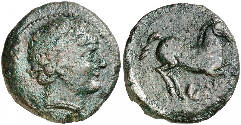 Cese (Tarragona). Semis. (FAB. 2299) (ACIP. 1106). Muy rara. 9,37 g. MBC.