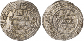 Califato. AH 330. Abderrahman III. Al Andalus. Dirhem. (V. 396) (Fro. 10). Ex Áureo 24/01/2001, nº 389. 2,84 g. MBC+.
