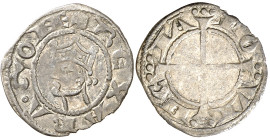 Comtat de Provença. Alfons I (1162-1196). Provença. Ral coronat. (Cru.V.S. 170) (Cru.Occitània 96) (Cru.C.G. 2104). 0,72 g. MBC.