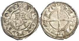 Comtat de Provença. Pere I (1196-1213). Provença. Ral coronat. (Cru.V.S. 172) (Cru.Occitània 98) (Cru.C.G. 2114). Corona doble. Bella. 0,76 g. EBC-....