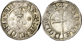 Sanç de Mallorca (1311-1324). Mallorca. Dobler. (Cru.V.S. 547) (Cru.C.G. 2515b). Escasa. 1,64 g. MBC+.