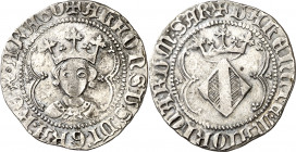 Alfons IV (1416-1458). València. Ral. (Cru.V.S. 864.2) (Cru.C.G. 2907d). Buen ejemplar. 3,23 g. MBC+.