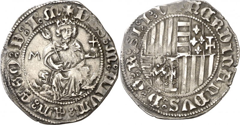 Ferran I de Nàpols (1458-1494). Nàpols. Carlí. (Cru.V.S. 1030) (Cru.C.G. 3443) (...