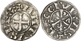 Alfonso VI (1073-1109). León. Dinero. (AB. 3.1). Escasa. 1,26 g. MBC.