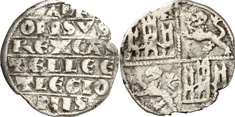 Alfonso X (1252-1284). Murcia. Dinero de plata. (AB. 224, como cuarto de maraved...