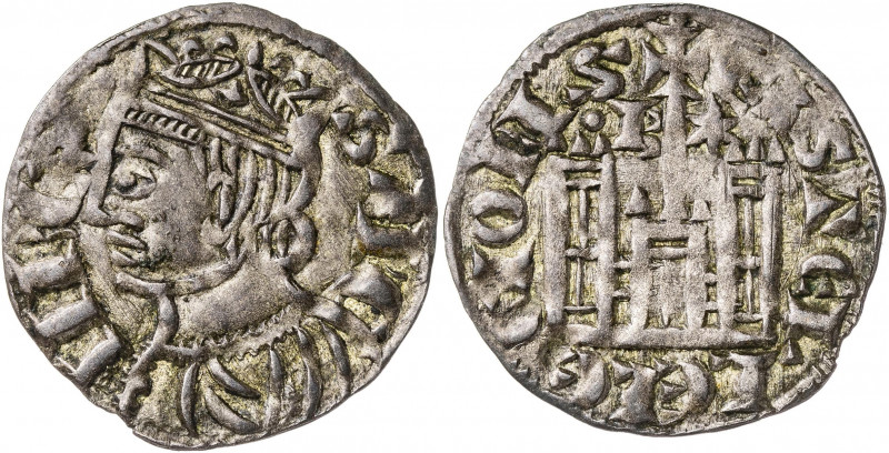 Sancho IV (1284-1295). Burgos. Cornado. (AB. 296.1). Escasa. 1,05 g. MBC+.