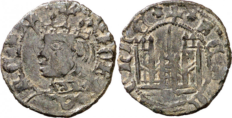 Juan II (1406-1454). Coruña. Cornado. (AB. 632). Escasa. 0,83 g. MBC.