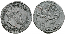 1545. Carlos I. Amberes. 1 corta. (Vti. 356). Ex Áureo & Calicó 22/09/2011, nº 586. Escasa. 1,84 g. MBC.