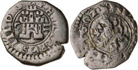 1602. Felipe III. Cuenca. 2 maravedís. (AC. 155). 1,53 g. MBC-.