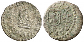 (166)3. Felipe IV. Trujillo. (M). 2 maravedís. (AC. 172). Ex Áureo & Calicó 28/05/2013, nº 2075. Escasa. 0,36 g. MBC-.