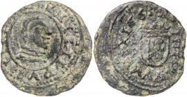 1663. Felipe IV. Burgos. R. 4 maravedís. (AC. 188). 0,87 g. BC+.