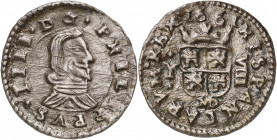 1661. Felipe IV. MD (Madrid). Y. 8 maravedís. (AC. 358). 1,65 g. MBC/MBC+.