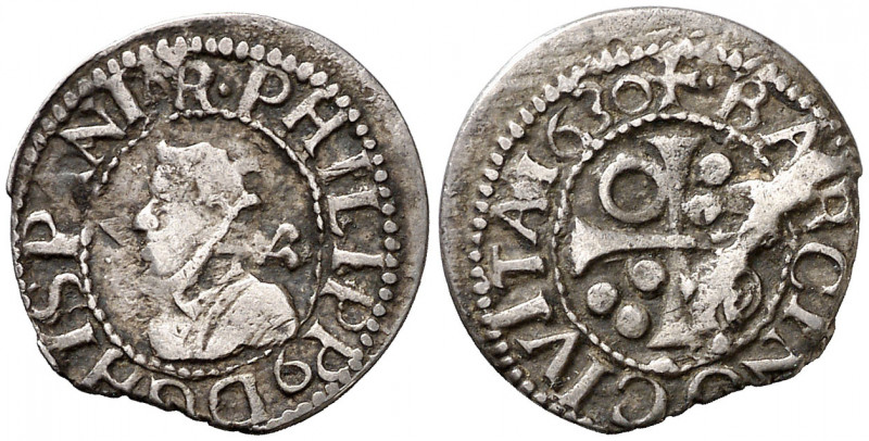 1630. Felipe IV. Barcelona. 1/2 croat. (Cru.C.G. 4419 var) (Badia 1082) (AC. 537...