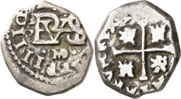 Felipe IV. Madrid. 1/2 real. (AC. tipo 163). Fecha no visible. Rara. 1,56 g. MBC.