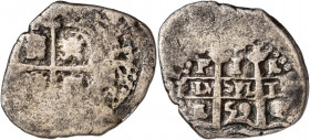 1659. Felipe IV. Potosí. E. 1 real. (AC. 761). 2,85 g. BC/MBC-.