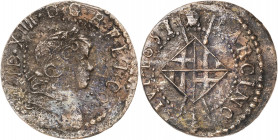 1651. Guerra dels Segadors. Barcelona. 1 sisè. (AC. 55). 3,58 g. MBC/MBC+.