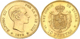 1878*1962. Franco. DEM. 10 pesetas. (AC. 168). 3,22 g. S/C-.