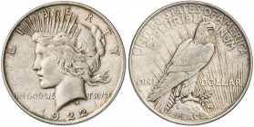 Estados Unidos. 1922. Filadelfia. 1 dólar. (Kr. 150). AG. 26,69 g. MBC+.