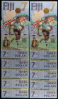 Fiji. 2016. Banco de la Reserva. 7 dólares. (Pick 120). 10 billetes correlativos. S/C.